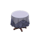 Small Covered Round Table