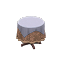 Small Covered Round Table