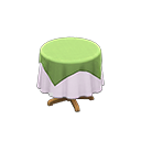 Small Covered Round Table