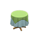 Small Covered Round Table