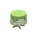 Small Covered Round Table
