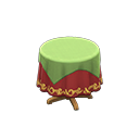 Small Covered Round Table