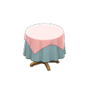 Small Covered Round Table