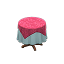 Small Covered Round Table