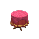 Small Covered Round Table