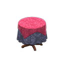 Small Covered Round Table