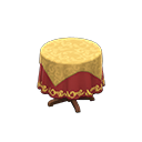 Small Covered Round Table