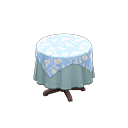Small Covered Round Table