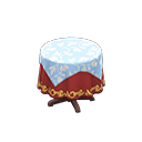 Small Covered Round Table