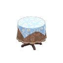 Small Covered Round Table