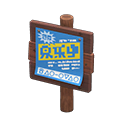 Plain Wooden Shop Sign