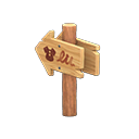 Angled Signpost