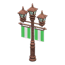 Street Lamp With Banners