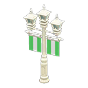Street Lamp With Banners