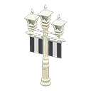 Street Lamp With Banners