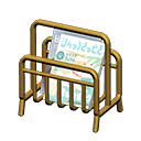 Tubular Magazine Rack