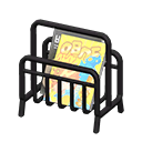 Tubular Magazine Rack