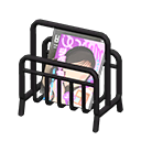 Tubular Magazine Rack