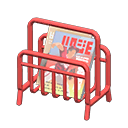 Tubular Magazine Rack