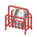 Tubular Magazine Rack