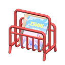 Tubular Magazine Rack