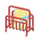 Tubular Magazine Rack