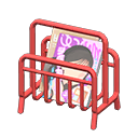Tubular Magazine Rack