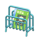 Tubular Magazine Rack