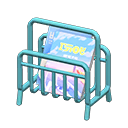 Tubular Magazine Rack