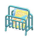 Tubular Magazine Rack
