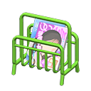 Tubular Magazine Rack