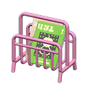 Tubular Magazine Rack