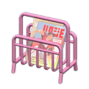 Tubular Magazine Rack