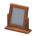 Wooden Table Mirror