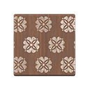 Brown Floral Flooring