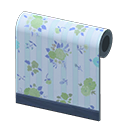 Blue Flower-Print Wall