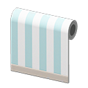 Blue-Striped Wall