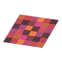 Red Blocks Rug