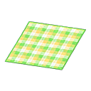 Yellow Checked Rug