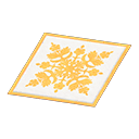 Yellow Hawaiian Quilt Rug