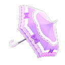 Purple Shiny-Bows Parasol