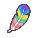 Rainbow Feather