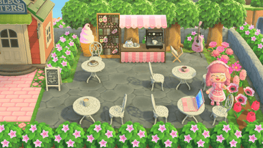 Pink Outdoor Cafe Collection