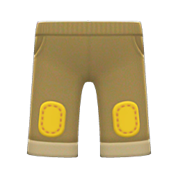 Patched-Knee Pants Product Image