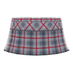 Checkered School Skirt Product Image