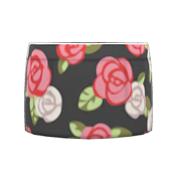 Rose-Print Skirt Product Image