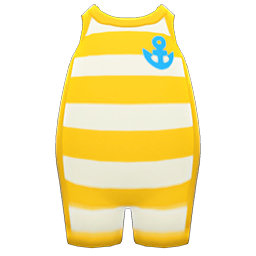Horizontal-Striped Wet Suit Product Image