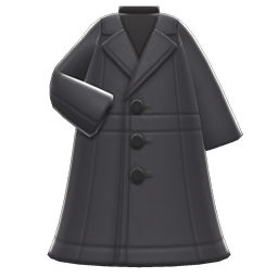 Long Pleather Coat Product Image