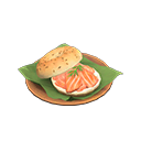 Salmon Bagel Sandwich Product Image