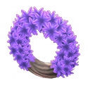 Purple Hyacinth Wreath Product Image